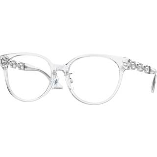 Versace Kvinde VE3302D 148 Optiske stel Acetat Transparent Transparent Pantos Normal