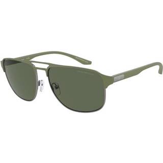 Emporio Armani EA2144 336771 60 Solbriller Mænd Grøn - Green - 60mm