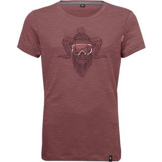 Chillaz Kid's Rock Hero Winter T-shirt Børn størrelse 128 farve brun/lilla