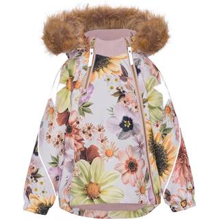 Molo Hopla Jakke Retro Flowers 92 cm  Lyserød  92 cm  kvinde