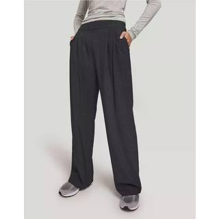 Pieces - Grå - Pcluisa Hw Wide Pant Bc - X-Small
