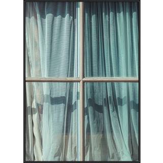 Plakat - Blue Curtain Plakat - Str:50 x 70 Cm - Incado