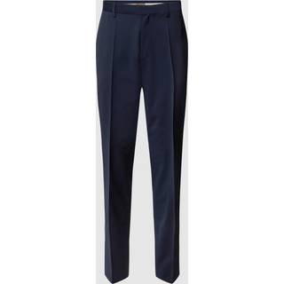 Slim fit bukser i en blanding af ny uld