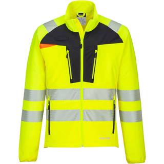 DX4 hi-vis skal jakke - Gul/Sort (Størrelse: XXL)