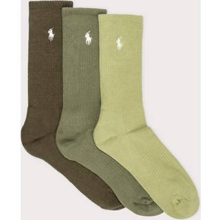 Ralph Lauren 3 Pack Socks Green