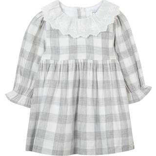 Tartine et Chocolat Gingham Kjole Grå 6 Months  Grå  6 måneder  kvinde