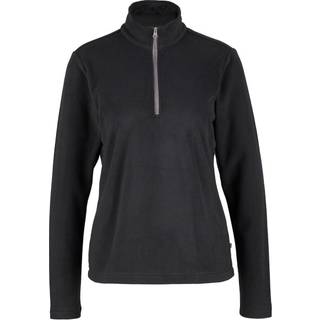 Heber Peak Women's BushHe. Halfzip Fleecesweatere Damer størrelse 34 farve sort