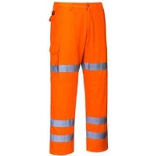 Hi -Vis Combat bukser med ekstra refleks - Orange (Størrelse: XXXL)