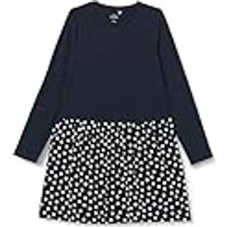 Name It Dark Sapphire Prikket Kjole - Str. 13y 158cm