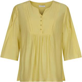 IN FRONT Mejse Bluse, Farve: Light Yellow, Størrelse: S, Dame