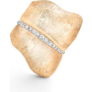 OLE LYNGGAARD COPENHAGEN Leaves 18 kt. guld ring med 48 brillanter
