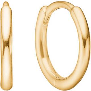 Avilé Jewelry Small Hoops Øreringe 18 kt. Forgyldt Sølv AJ-B1-12-GP - Dame - 925 Sterling Silver