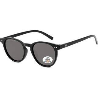 Montana Briller MP75 Polarized MP75 49 Solbriller Mænd Black - Shiny Black - 49mm