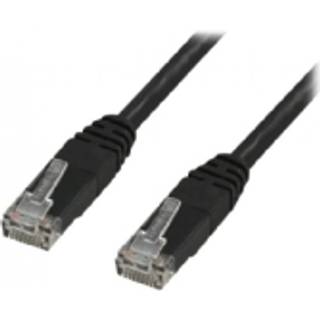 X-SHIELD patch cable - 2 m - black - Sort - 2 meter