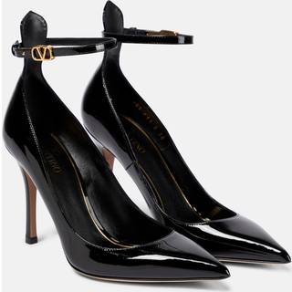 Valentino Garavani Tan-Go patent leather pumps - black - EU 40