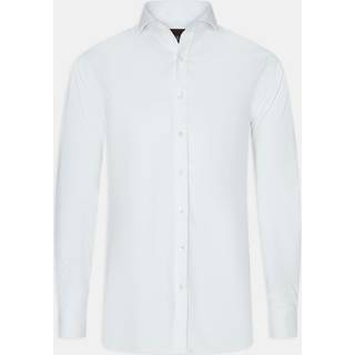 Oscar Jacobson Reg Fit Cut Away Non Iron Twill Optical White