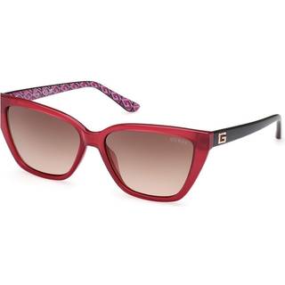 Guess Kvinde GU7919 69G Solbriller Injiceret Bordeaux Brun Cat Eye Normal Spejl