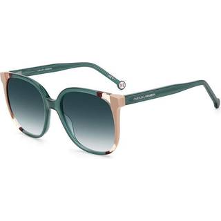 Carolina Herrera CH 0062/S HBJ/08 57 Solbriller Kvinder Grøn - Transparent Green Brown - 57mm