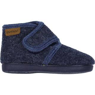 En Fant Børne Hjemmesko i uld - Navy Melange - 27