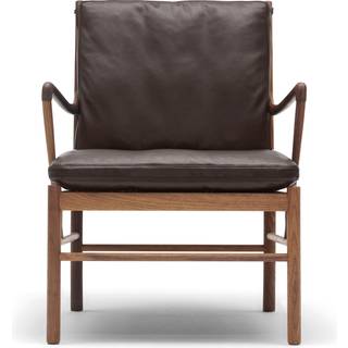 Carl Hansen - OW149 - Colonial Chair, Oljad Valnöt, Lädergrupp B Thor - 306 - Lænestole - Ole Wanscher - Brun - Læder/Træ