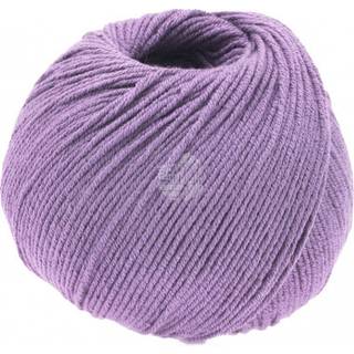 Lana Grossa Elastico 164 Syrenlilla Indhold: 96% bomuld, 4% elastisk polyester Vægt/Længde: 50 g = ca. 160 meter Anbefalede pinde: 3.5-4.5 mm Strikkefasthed: 10 x 10 cm = 24 m x 36 p Vask:Finvask 30º/ Tørres fladt.