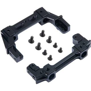 RCLIONS FRONT & BACH BUMPER Mount Stand CNC Aluminiumslegering til Axial SCX10 II 90046 1/10 RC Crawler Car Opgraderes