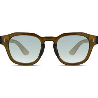 Brune Gradient Geometriske Horn Solbriller