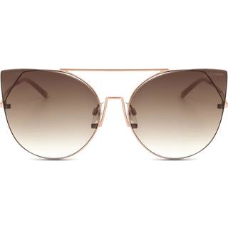 Ana Hickmann HI3087 05A 59 Solbriller Kvinder Guld - Light Gold Basis Shiny Light Pink - 59mm