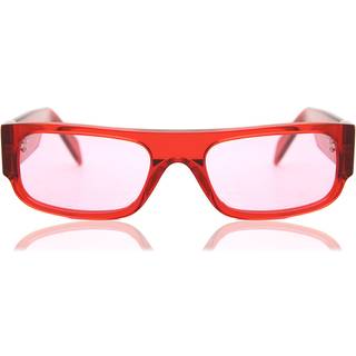 Retrosuperfuture SMILE PVC 54 Solbriller Mænd Rød - Transparent Red - 54mm