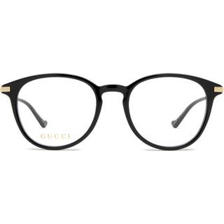 Gucci GG1466OA Asian Fit 001 51 Briller Mænd Black - Black - 51mm