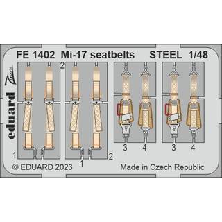 Mi-17 seatbelts STEEL 1/48
