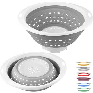 Qimh sammenfoldelig d?rslag og sil 5 kvart (1,25 gal) heavey told k?kkenafl?bskurv til pasta gr?ntsager og frugter nye hjemlige lejligheder.