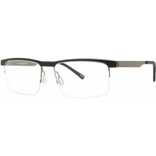 Jhane Barnes Irregular Black 55 Briller Mænd Black - Black - 55mm