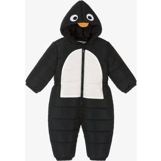 Stella McCartney Kids Baby printed puffer playsuit - black - M 6