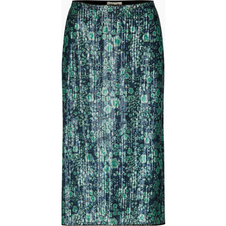Jolette Skirt - Green Sequince Flower - Baum und Pferdgarten - Mønstret L
