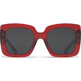 HANUKEii Fuerteventura HK-029-02 51 Solbriller Mænd Rød - Transparent Red - 51mm