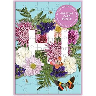 Say It With Flowers Hi Greeting Card Puzzle