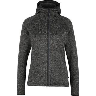 Heber Peak Women's CrownHe. Knit Hoody Fleecejakke Damer størrelse 34 farve grå