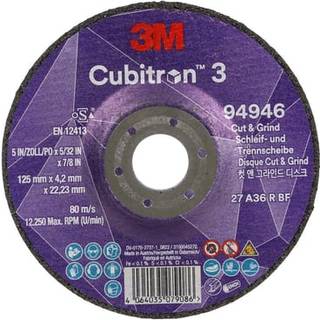 Cubitron 3 skære-/skrubskive T27 125×4,2mm