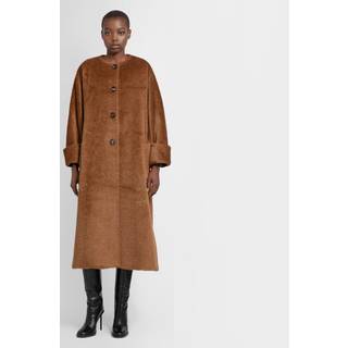 Max Mara Hudson oversized alpaca and wool coat - brown - S-M
