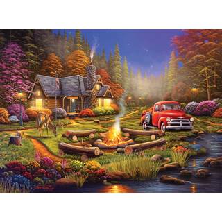 Buffalo Games - Geno Peoples - The Woodsmen - 1000 Piece Jigsaw -puslespil til voksne, der udfordrer puslespil perfekt til spilaftener - Færdig p