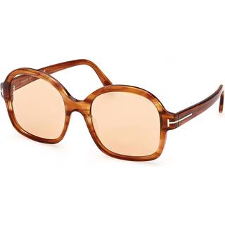 Tom Ford FT1034 HANLEY 45E 57 Solbriller Kvinder Brun - Transparent Brown - 57mm