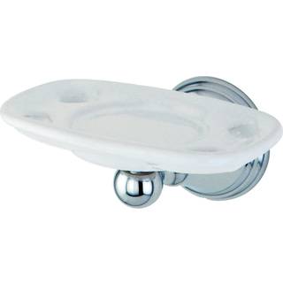 Kingston messing BA2976C guvern?r tandb?rste med tumblerholdere poleret krom