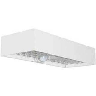 6W LED Solar Væglampe - Teglsten, Lithumbatteri 3.7V 3000mA, 4000K, Hvid - Kulør : Neutral
