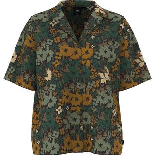 Vans - Parksfield Buttondown Shirt, Woman, Green, Size: XXS - Green - XXS