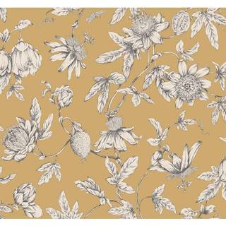 York Wallpaper Passion Flower Toile RT7855