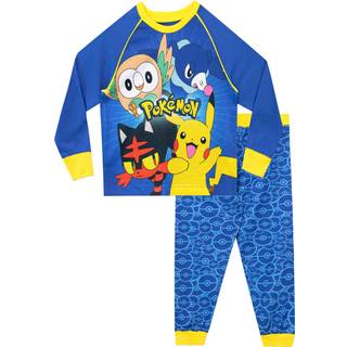 Character Character Blue Pokemon Printed Long Sleeve Pyjamas