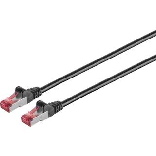 Cat 6a S/FTP LSZH Netværkskabel - Sort - 10 m
