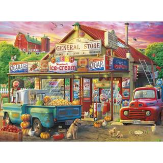 Buffalo Games - Eduard - Country Store - 1000 Piece Jigsaw -puslespil til voksne, der udfordrer puslespil perfekt til spilaftener - F?rdig pusles