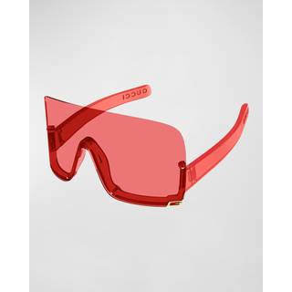 Gucci GG1631S 001 99 Solbriller Kvinder Rød - Transparent Red - 99mm